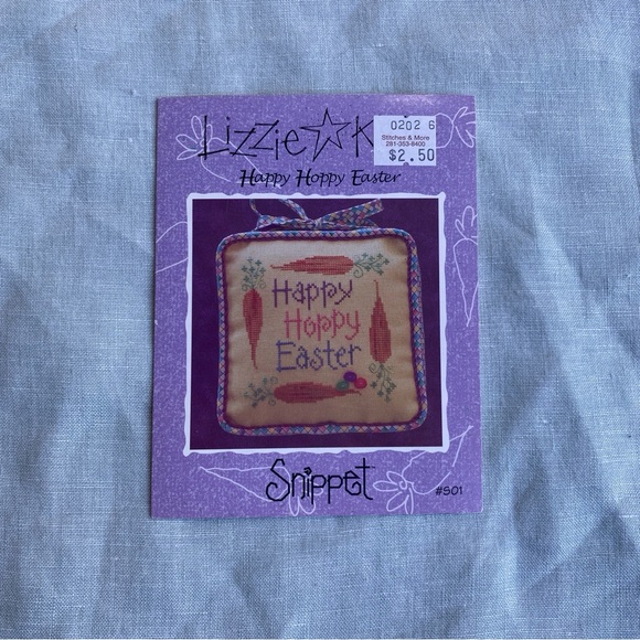 Lot of 12 months Lizzie Kate flip it A Year with Charm cross stitch patterns - Picture 6 of 6